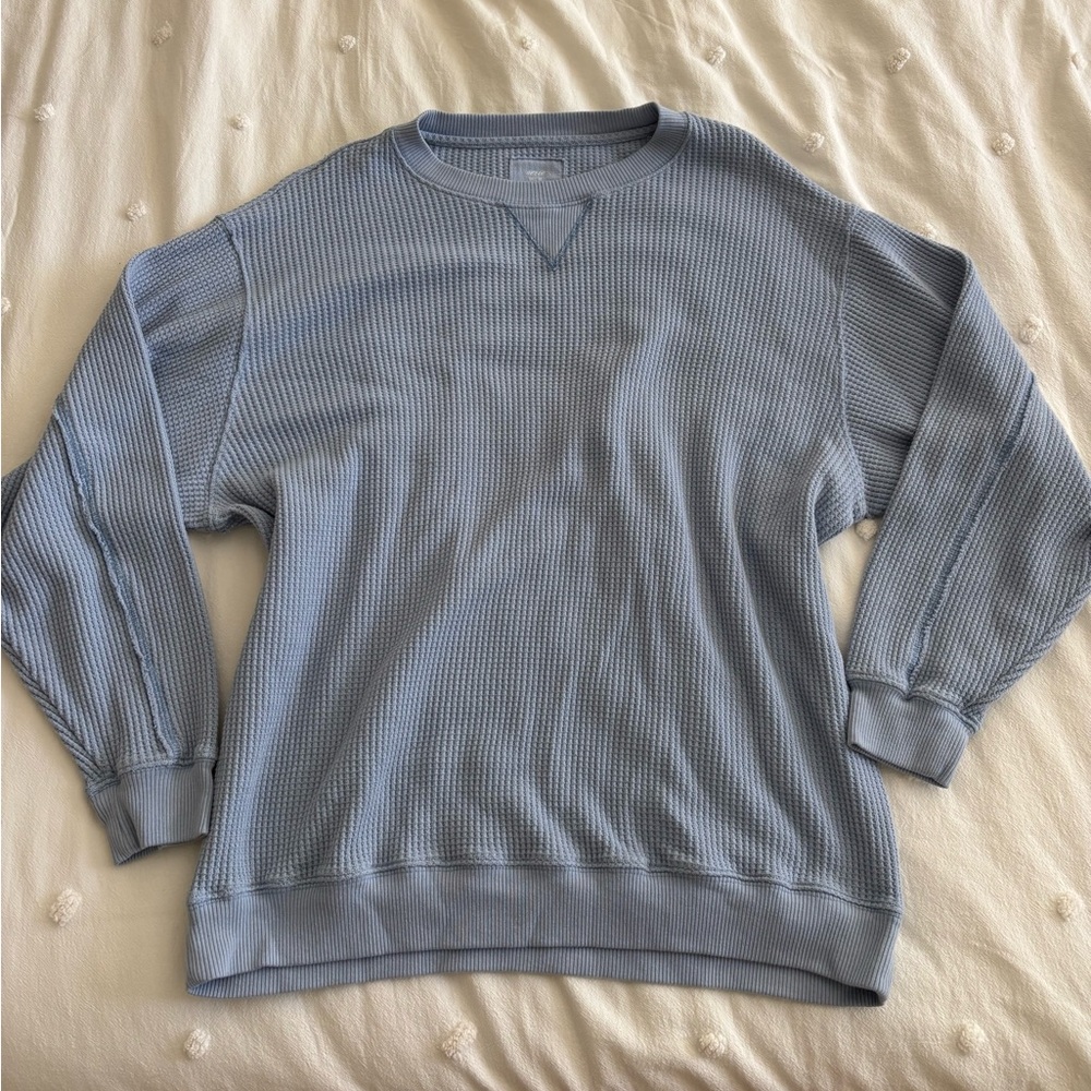 Aerie Waffle Knit Sweater size M